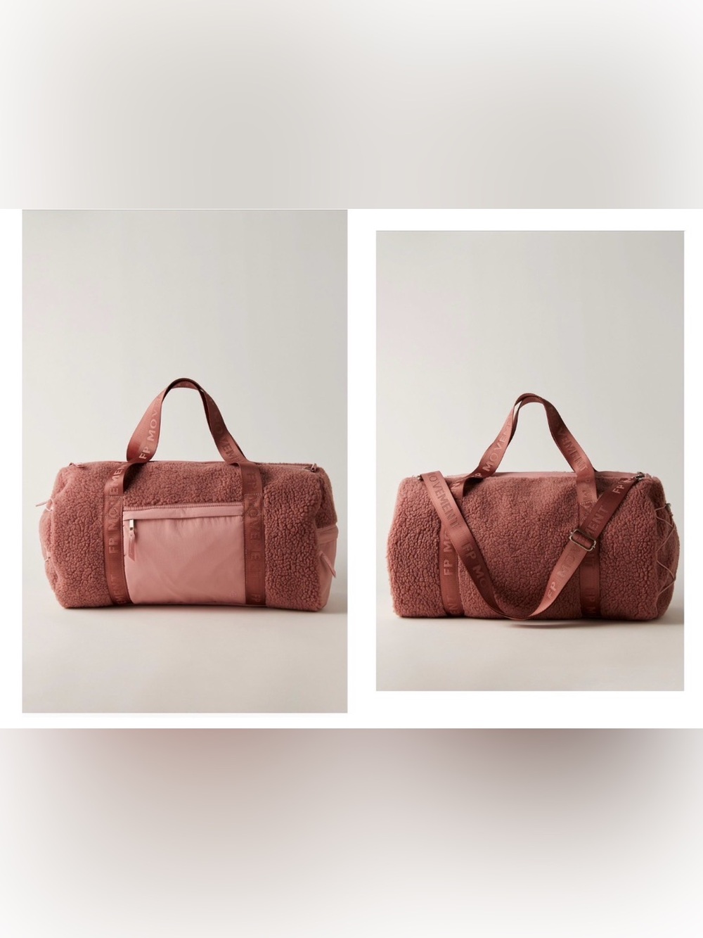 Free People Movement Slopes Sherpa Duffle Bag.